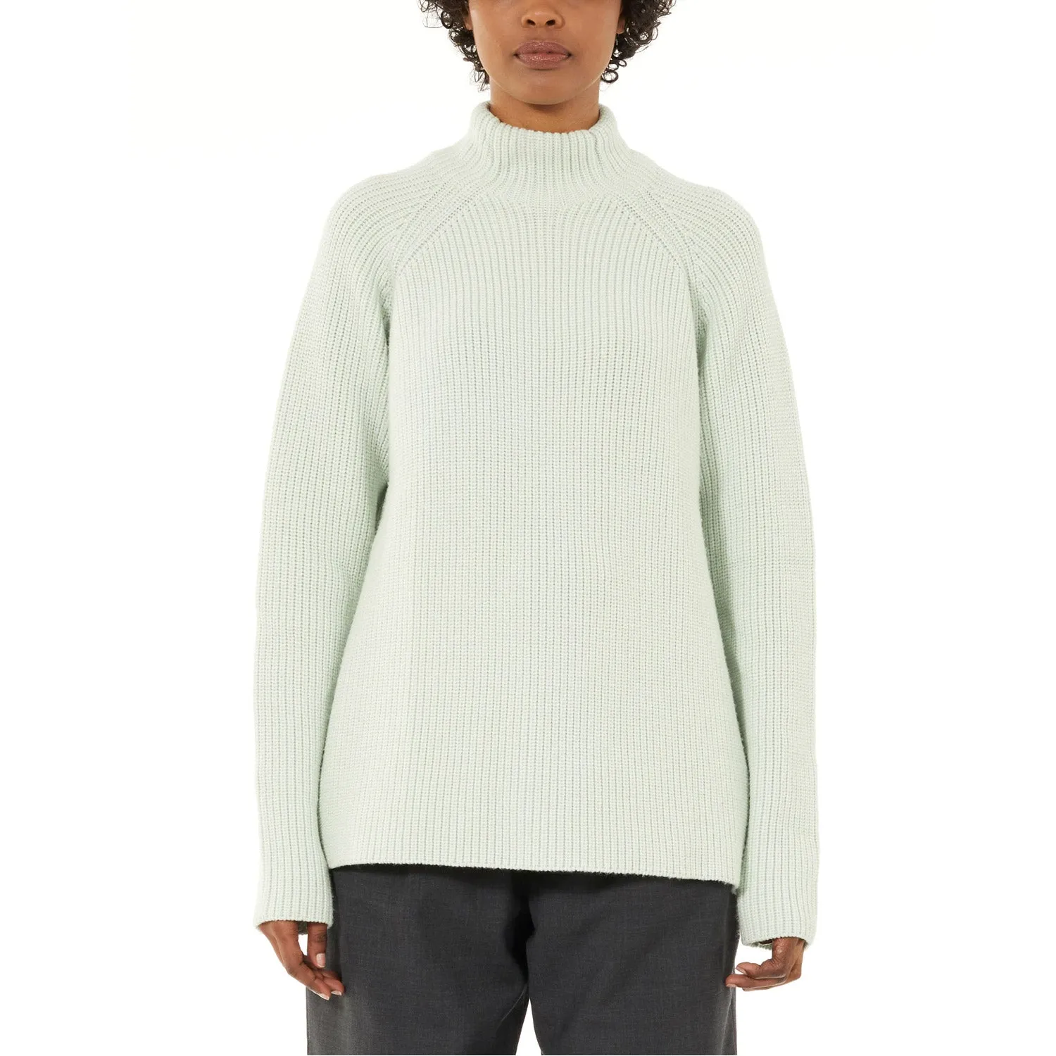 Womens Merino Hillock Funnel Neck Sweater