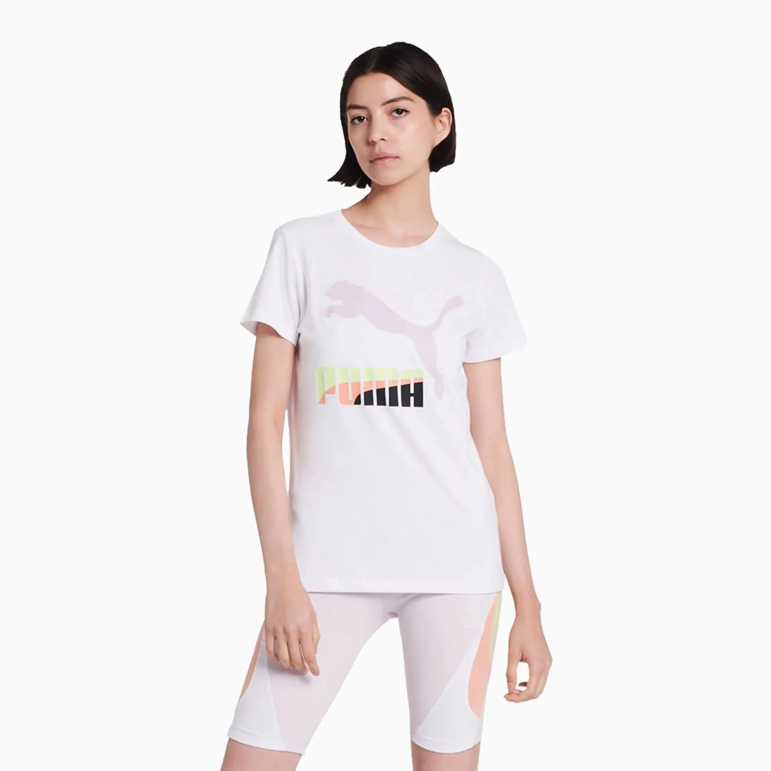 Women's Mismatch Logo T Shirt