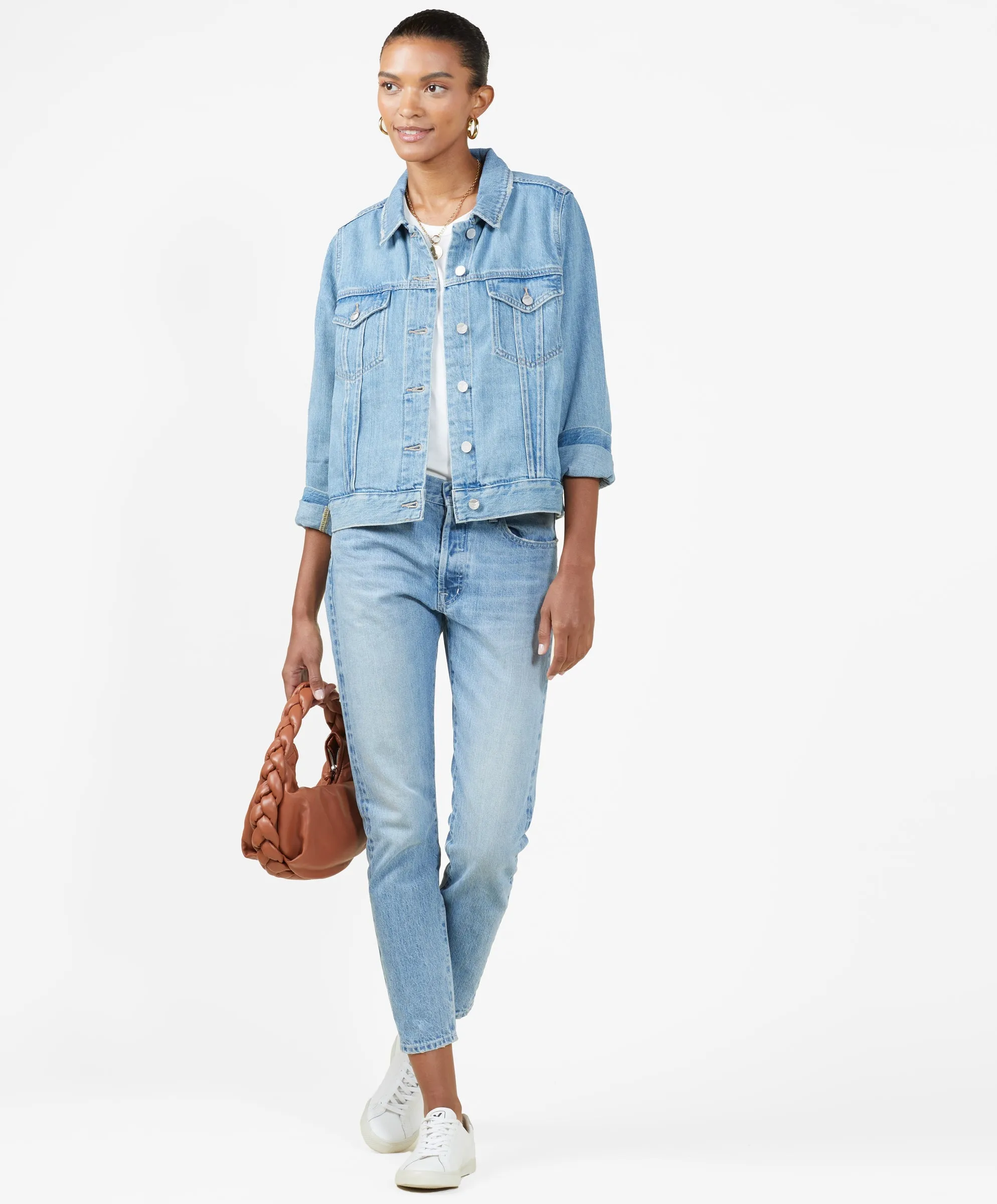 Women's Peacenik Denim Trucker - Outerworn