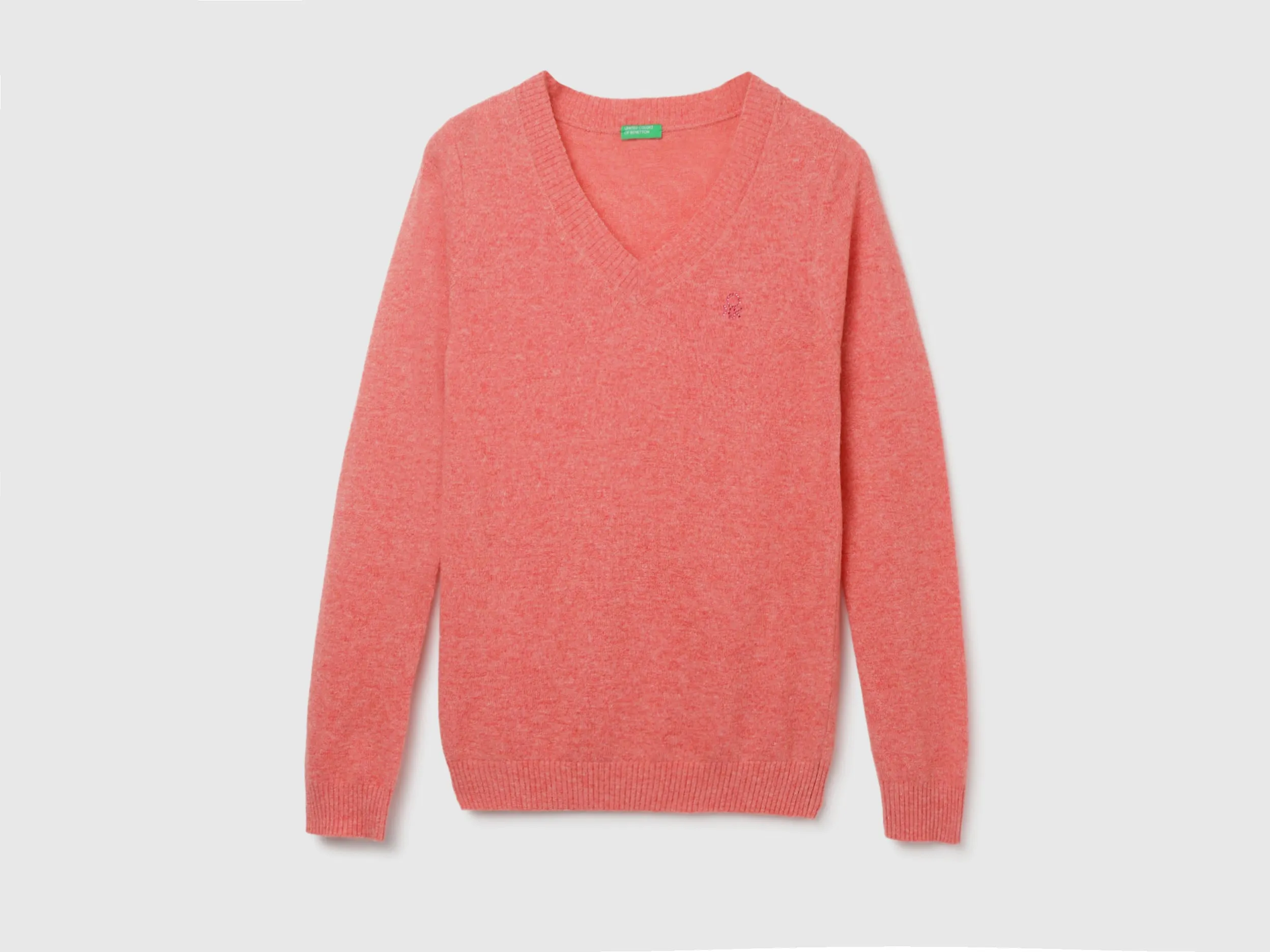 Women's Regular Fit V-Neck Solid Sweater