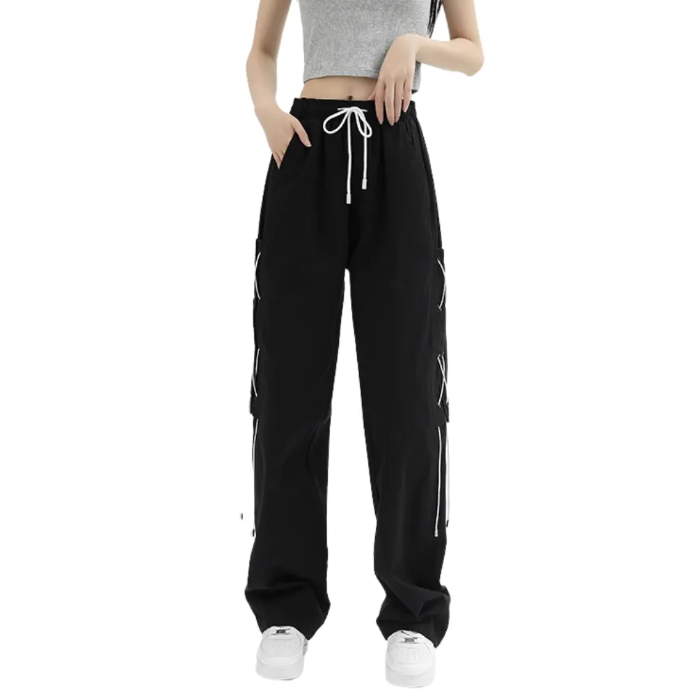 Women's Retro Strap Seatpants