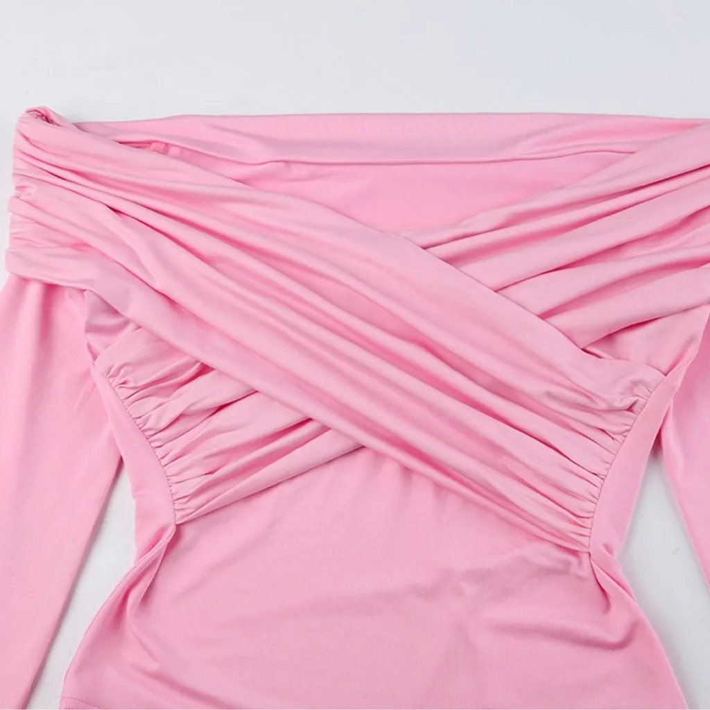 Women's Sexy V Neck Long Sleeve