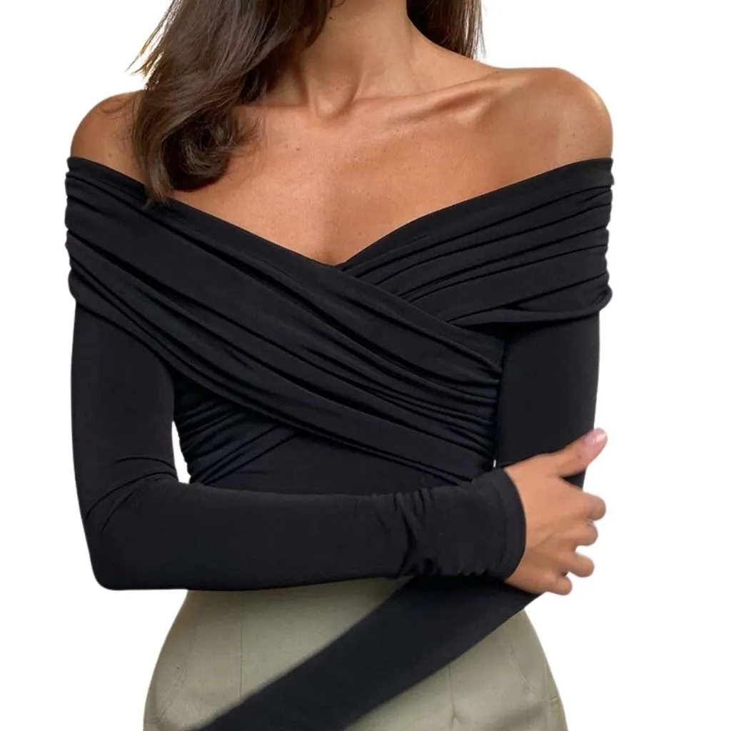 Women's Sexy V Neck Long Sleeve