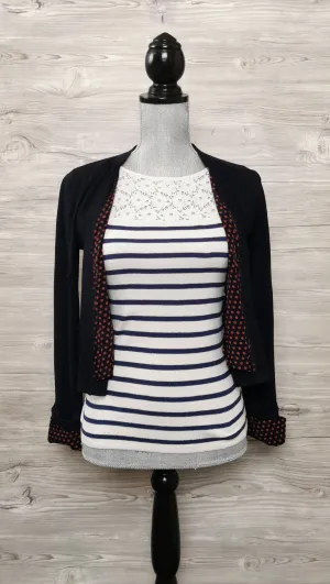 WOMENS SIZE 0 - KOOKAÏ Designer Fashion, Cardigan   Lace Top - 2 Piece Set EUC B18