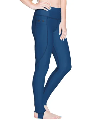 Women's Snorkel Stirrup Swim Legging - Navy
