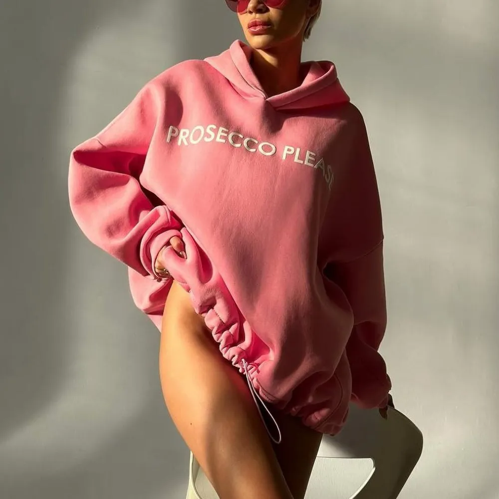 Women's Solid Color Drawstring Hoodie