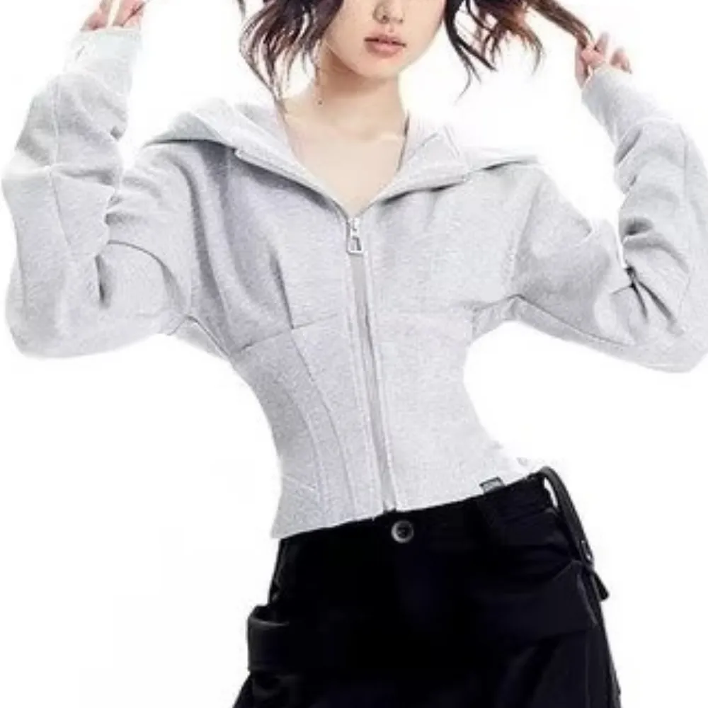 Women's Solid Color Halter Hoodie
