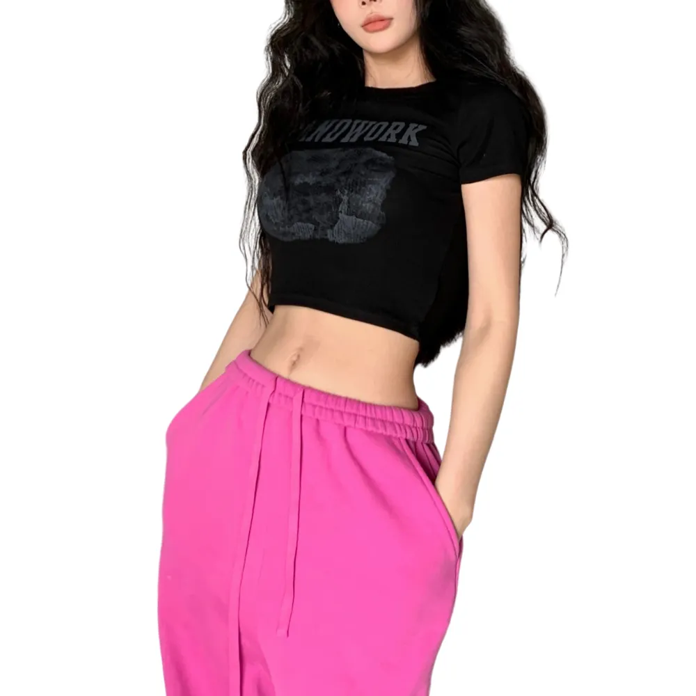 Women's Spice Girls Alphabet Cropped Tee