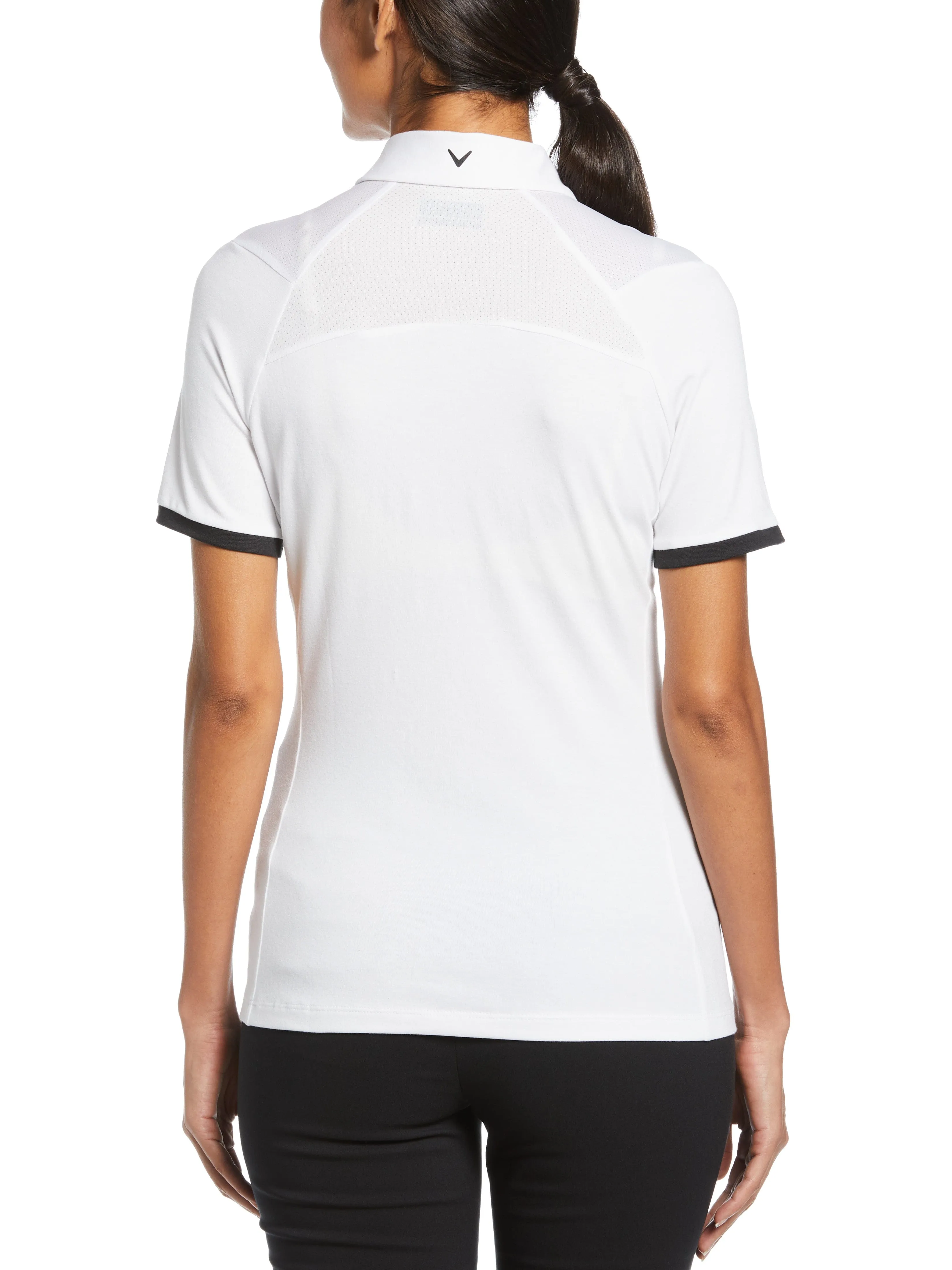 Womens Swing Tech™ Asymmetrical Color Block Golf Polo