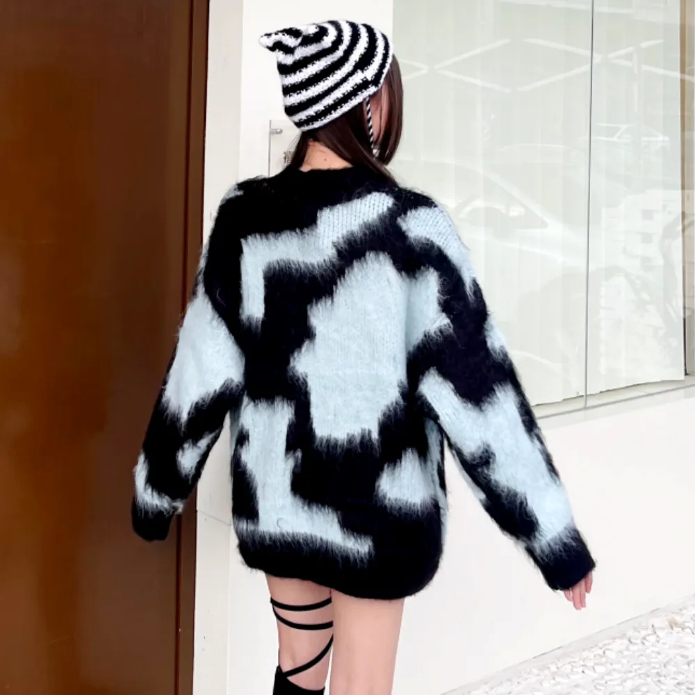 Women's Tie Dye Slim Fit Sweater