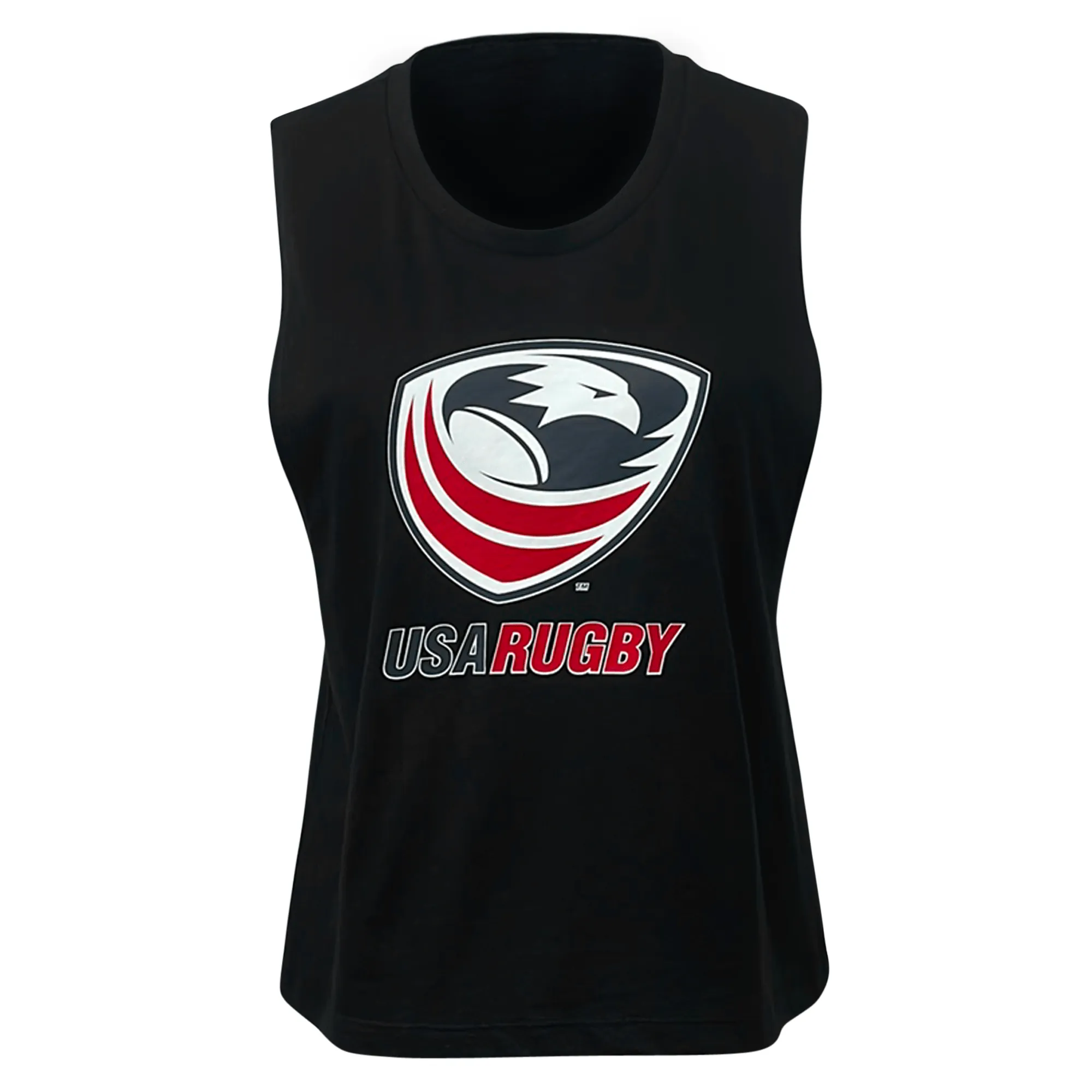 Women's USA Rugby Muscle Crop Tank