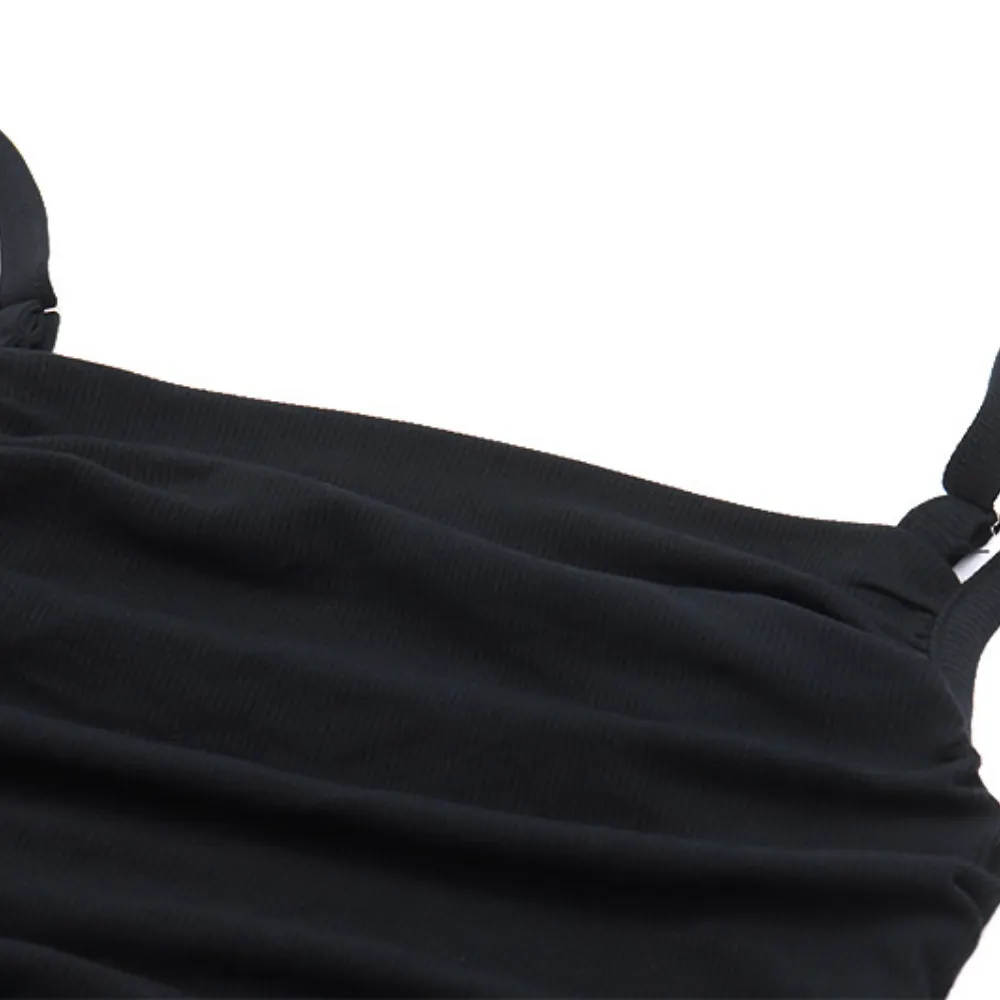 Women's Versatile Black Cami Top