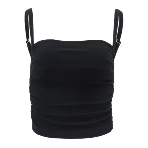 Women's Versatile Black Cami Top