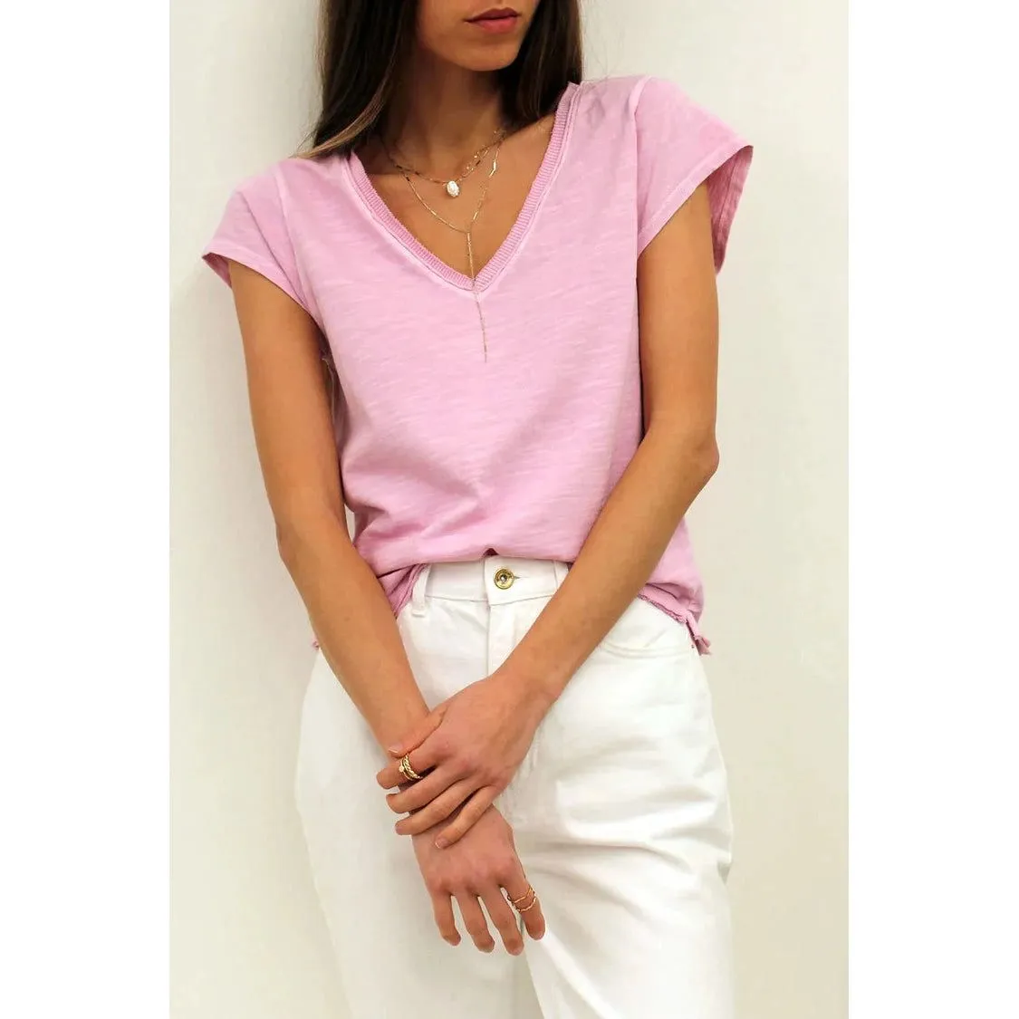 Women's Washed Pearl Tee