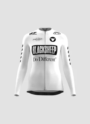 Women's WMN Luxlite LS Jersey - Future Mono White