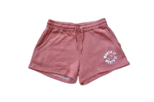 Women's WORTH IT Circle Mauve Sweatshorts