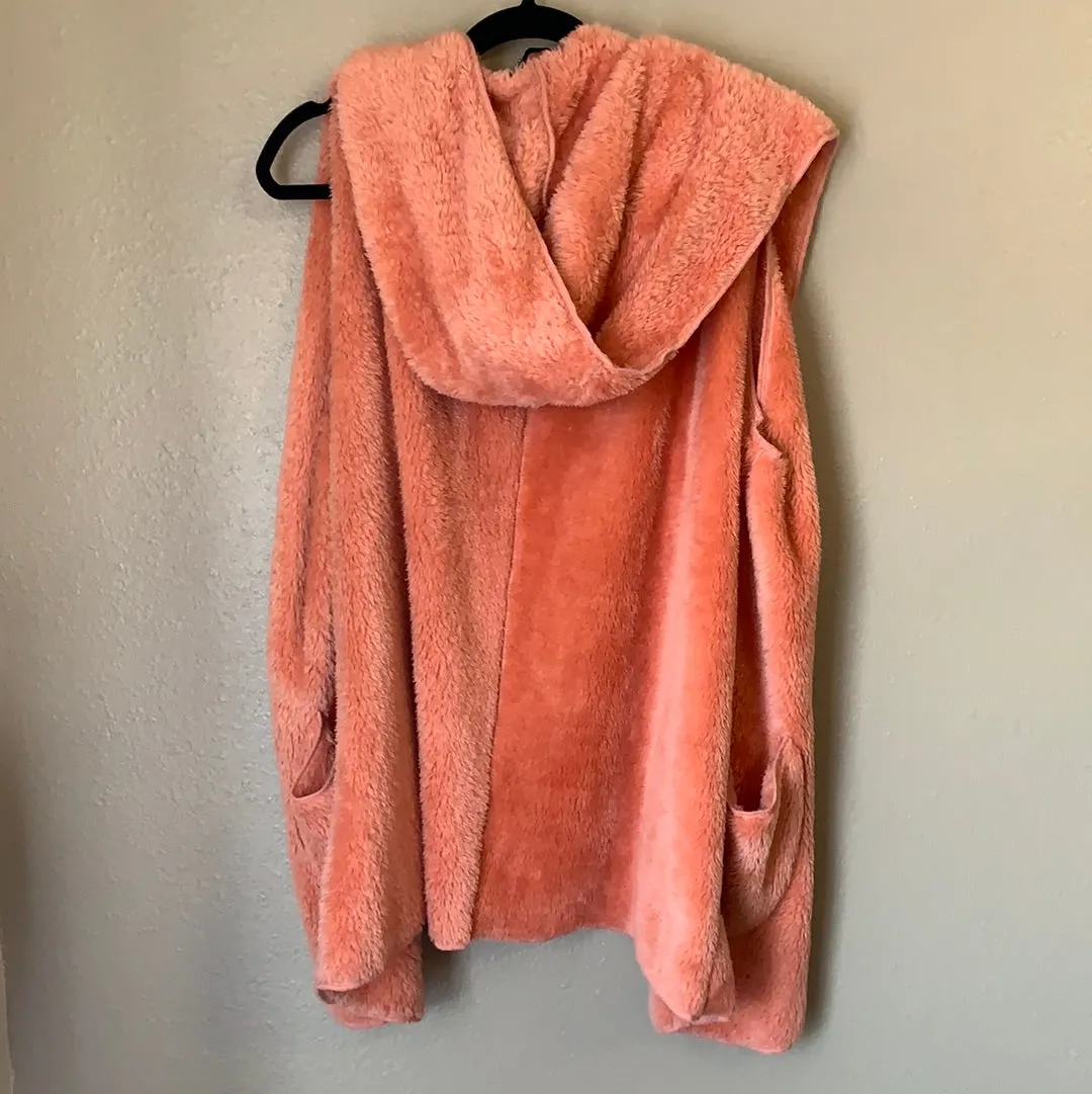 Women’s Zenana Coral Fuzzy Vest