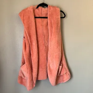 Women’s Zenana Coral Fuzzy Vest