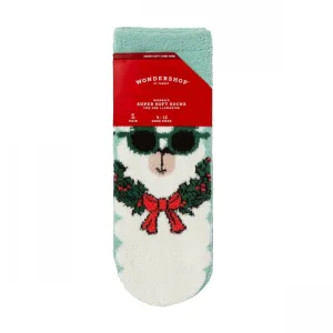 Wondershop Women's Llama "You Are Llamazing" Cozy Socks