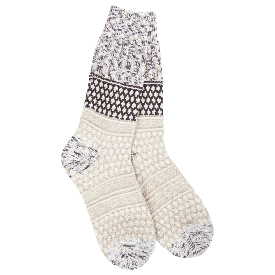 World's Softest Weekend Gallery Textured Crew Sock