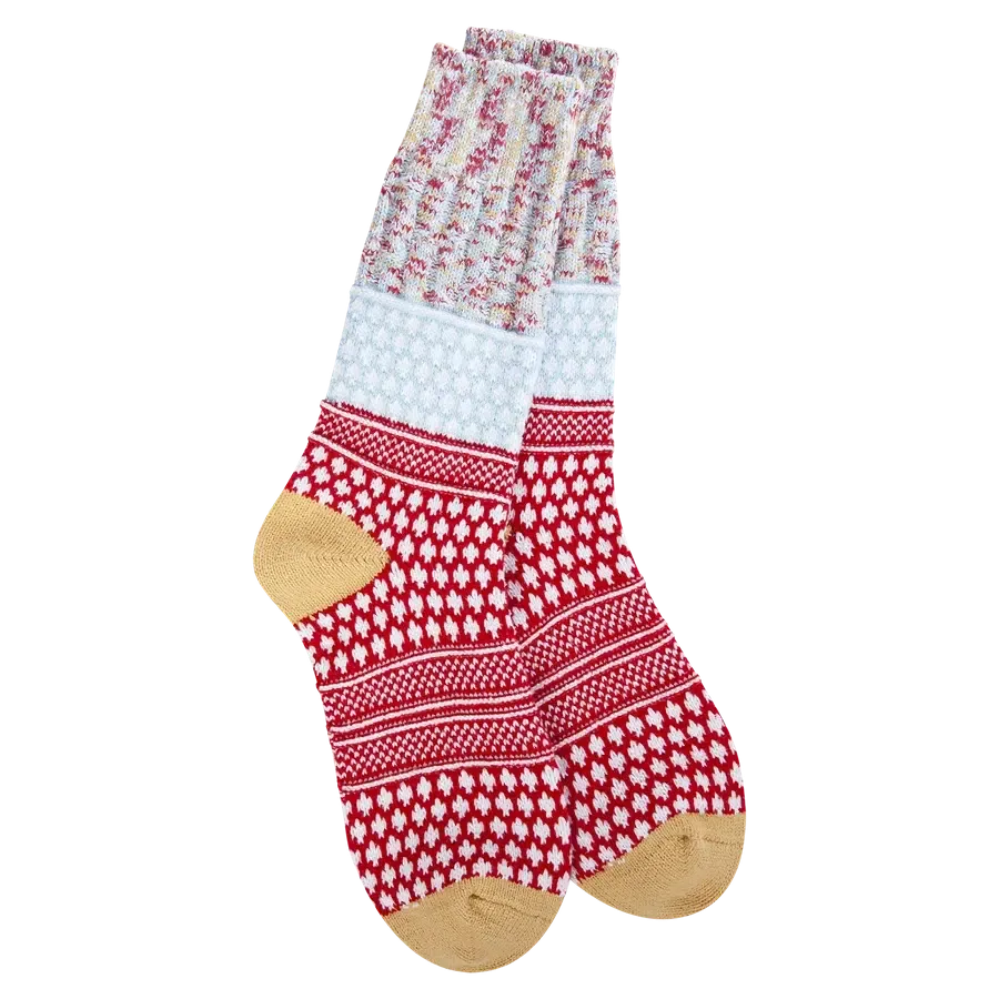 World's Softest Weekend Gallery Textured Crew Sock