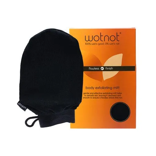 Wotnot Naturals Glow Body Exfoliating Mitt (Luxurious Mitt for Silky Smooth Skin)