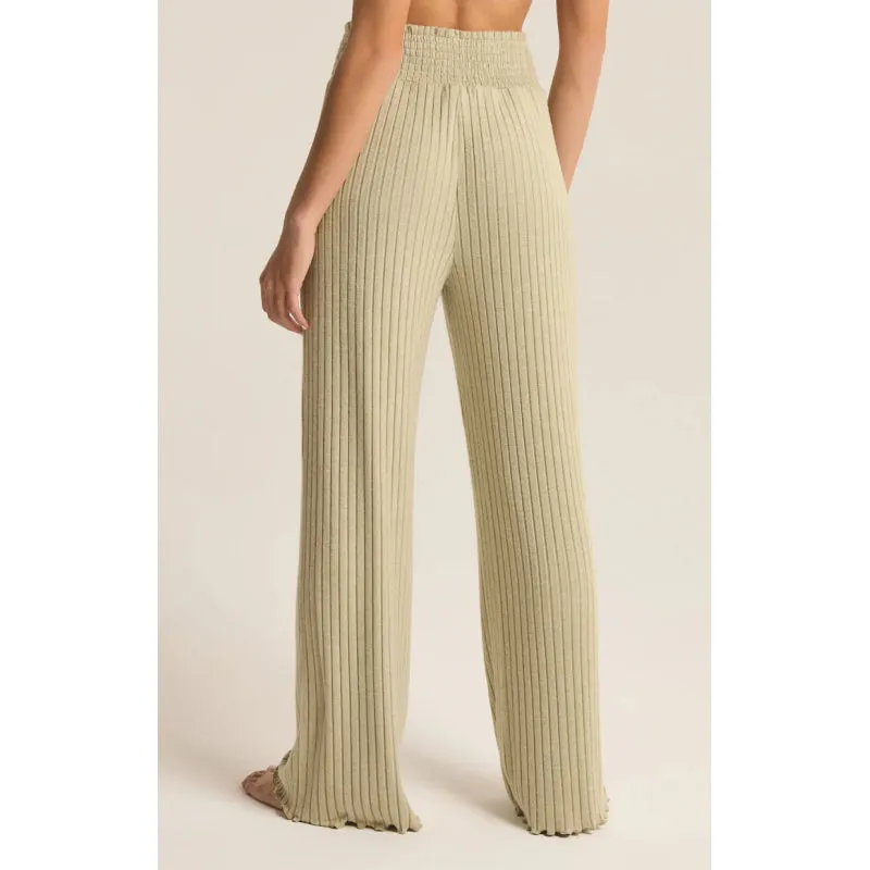 Z Supply Dawn Smocked Rib Pant