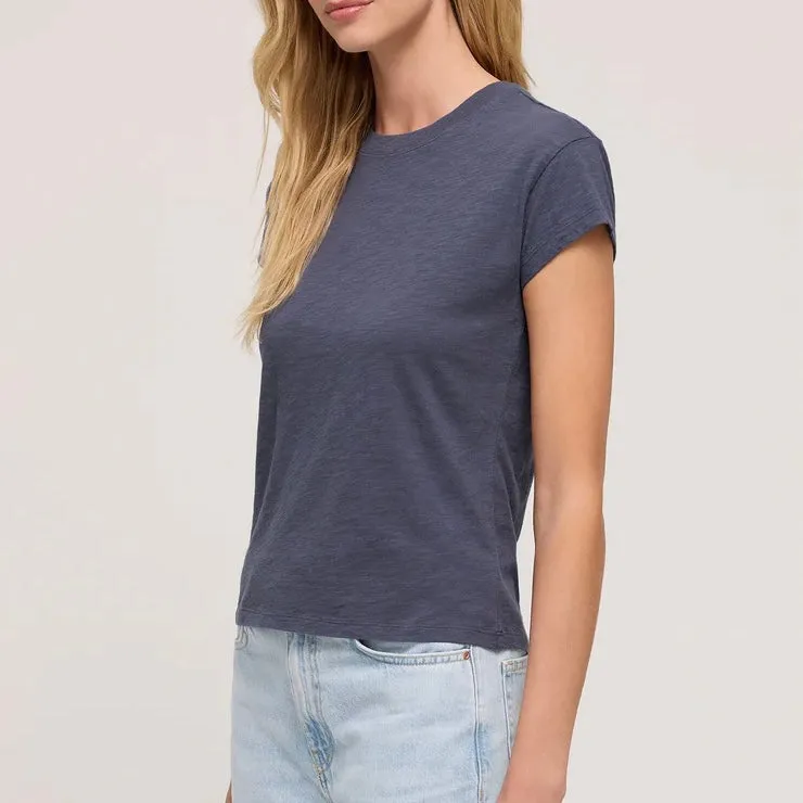 Z Supply Modern Slub Tee-worn blue