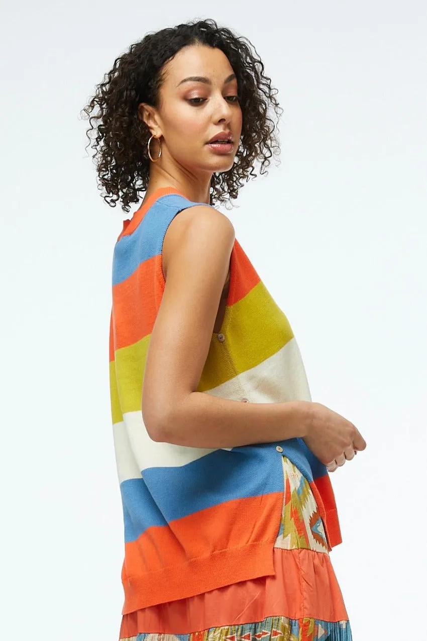 Zaket & Plover Bold Stripe Vest