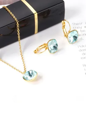 Zircon Stainless Steel Jewelry Set - FD ⚡