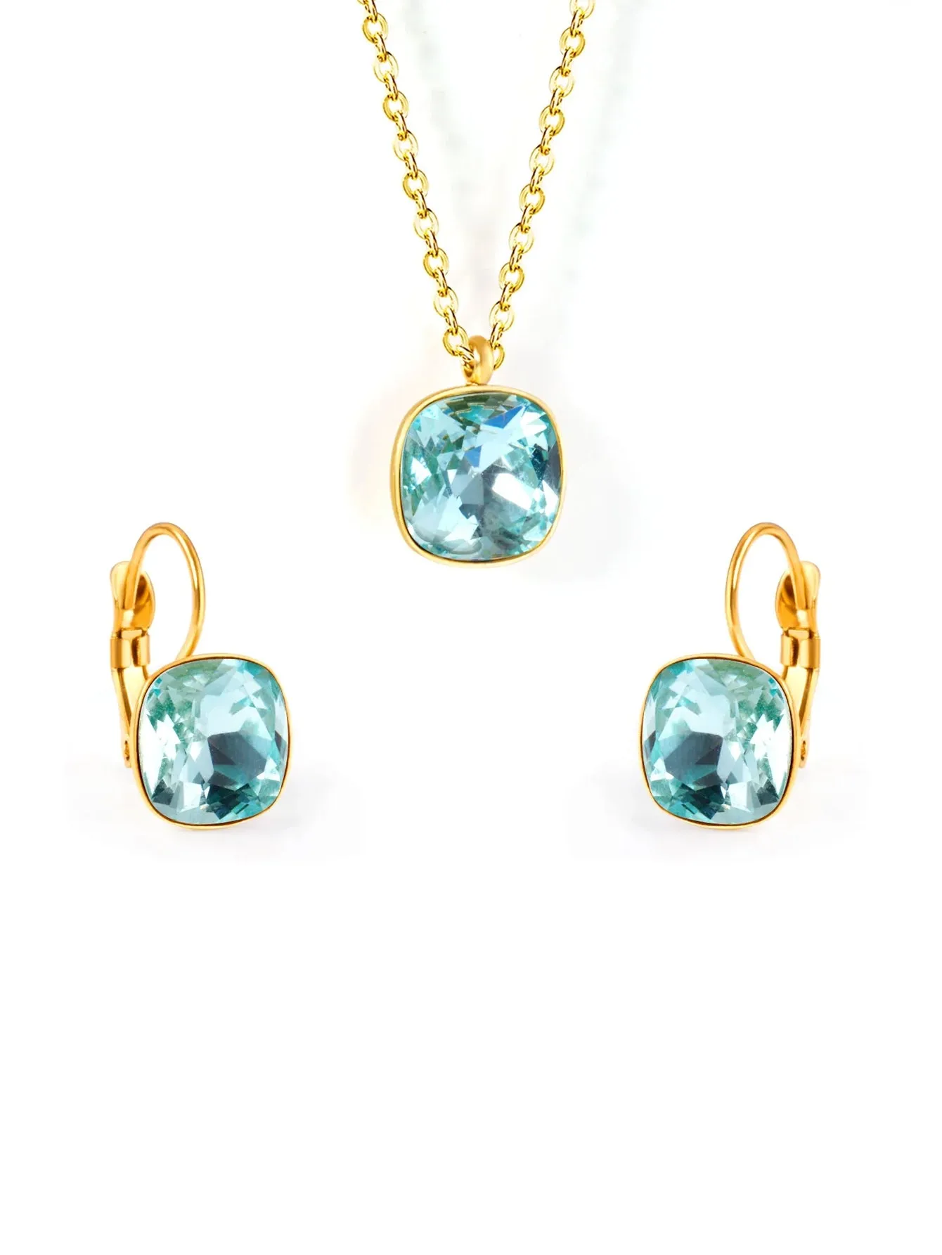 Zircon Stainless Steel Jewelry Set - FD ⚡
