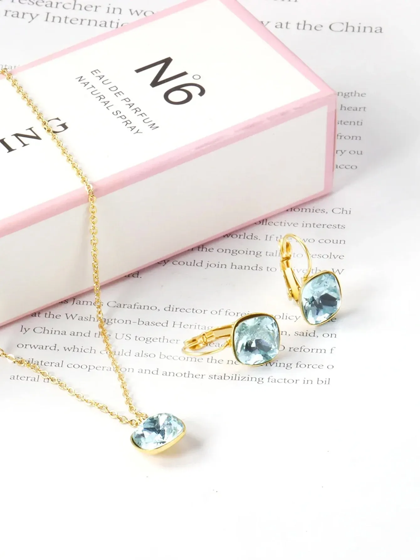 Zircon Stainless Steel Jewelry Set - FD ⚡