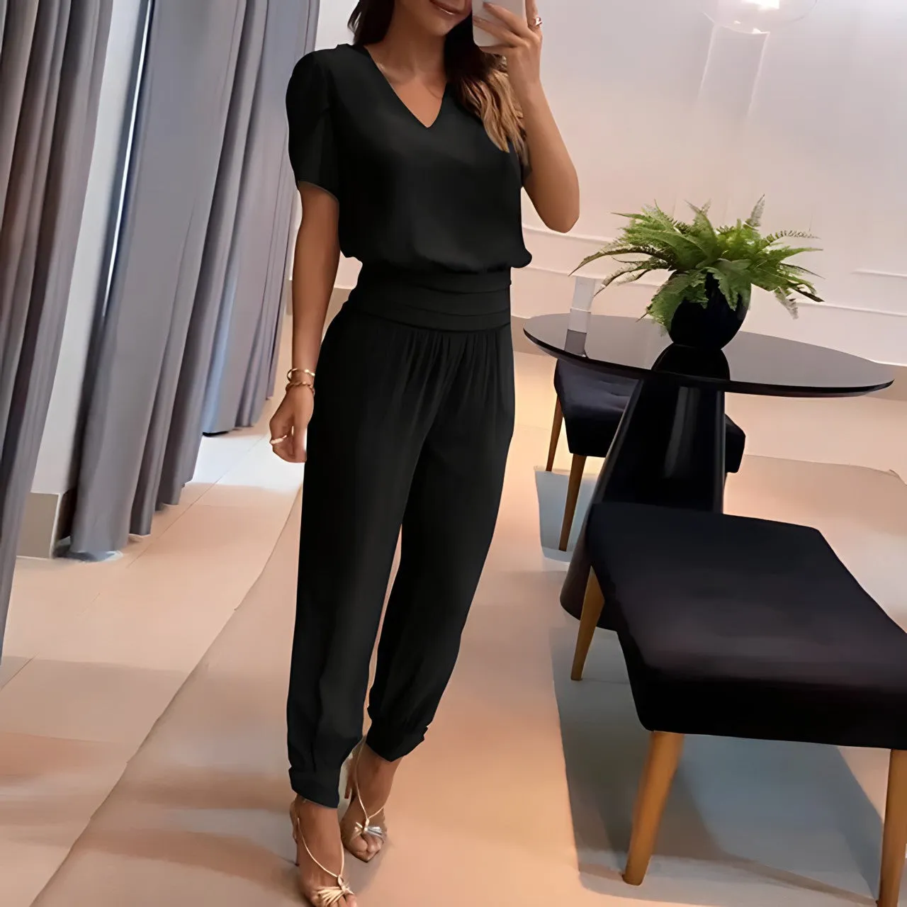 Zulema® | Fashionable Blouse And Pants Set